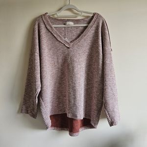 By Together The May Slouchy Drop Shoulder Sweater
